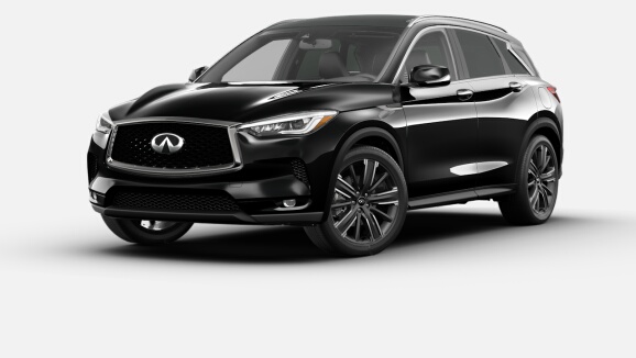 2021 QX50 LUXE I-LINE 2.0T AWD in Black Obsidian