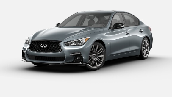 2021 Q50 Red Sport I-LINE AWD in Slate Grey