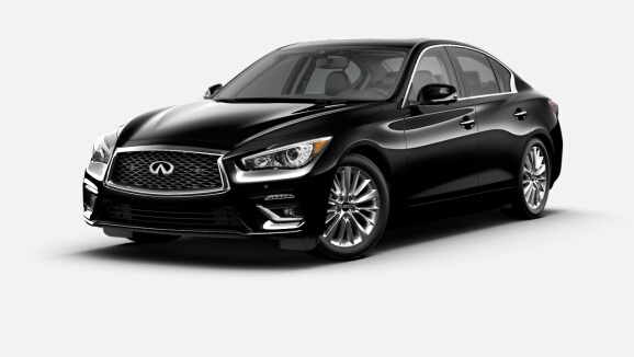 2022 Q50 LUXE AWD in Black Obsidian