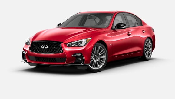 2022 Q50 RED SPORT I-LINE AWD in Dynamic Sunstone Red