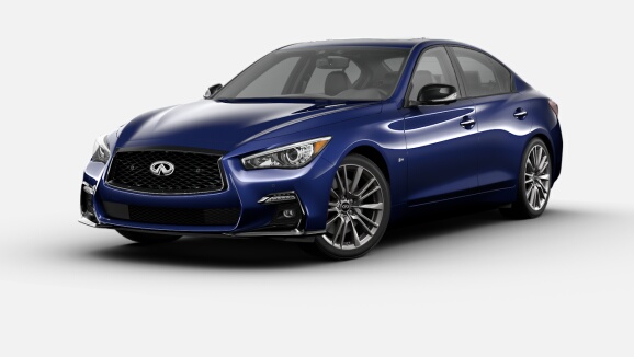 2021 Q50 Red Sport I-LINE ProACTIVE AWD in Grand Blue