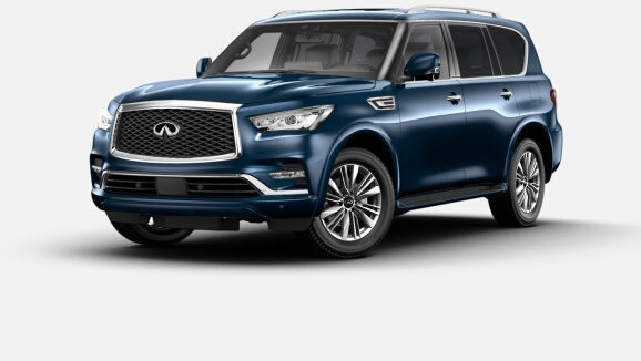 2022 QX80 LUXE 7-Passenger 4WD in Hermosa Blue