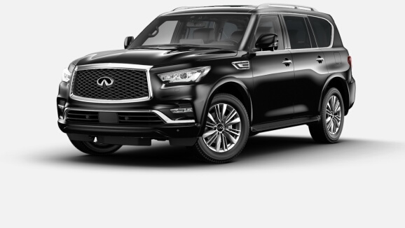 2022 QX80 LUXE 8-Passenger 4WD in Black Obsidian